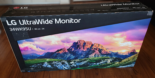LG 34インチウルトラワイドモニター34WK95U-Wを購入