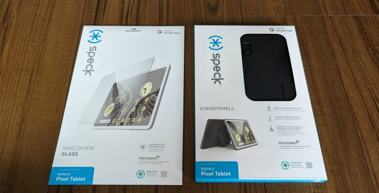 Pixel Tablet対応ケース「Speck StandyShell」とガラスフィルム「Speck ShieldView」レビュー