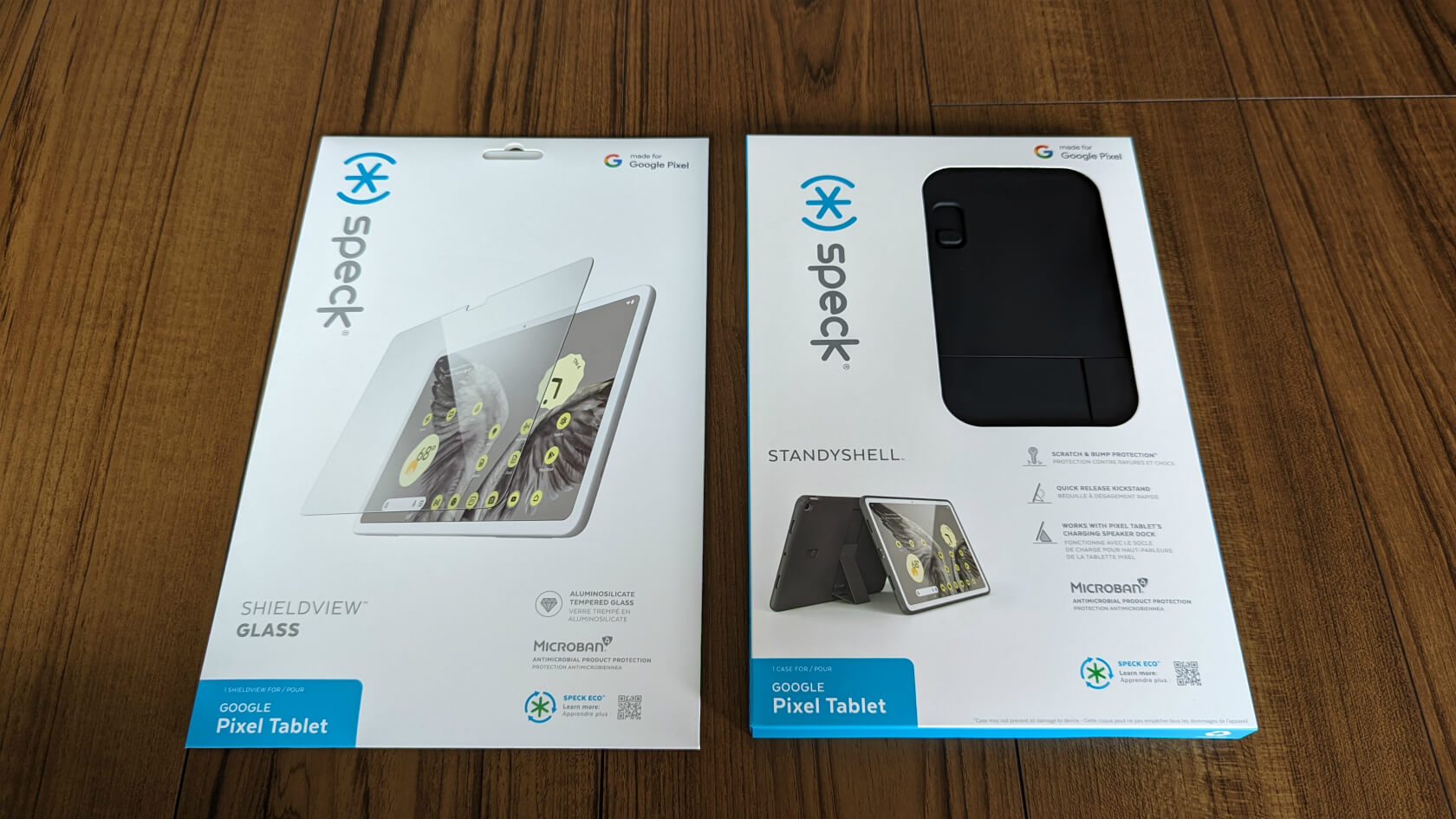 Pixel Tablet対応ケース「Speck StandyShell」とガラスフィルム「Speck ShieldView」レビュー